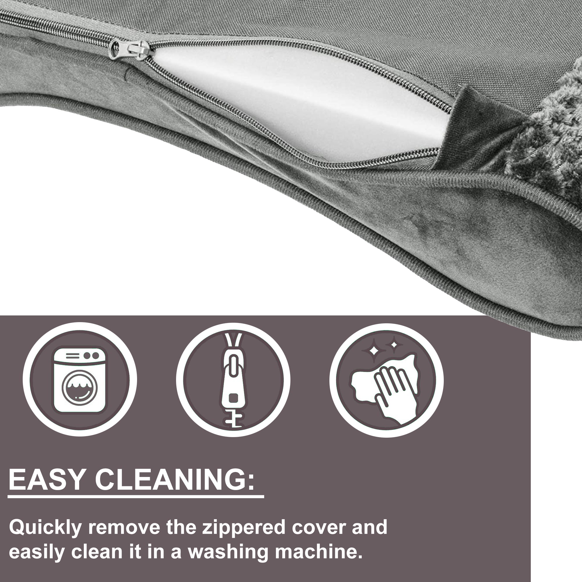 Mayton， Standard Foam Inner Waterproof With Corn Grain Pattern Dog Bed， Small.