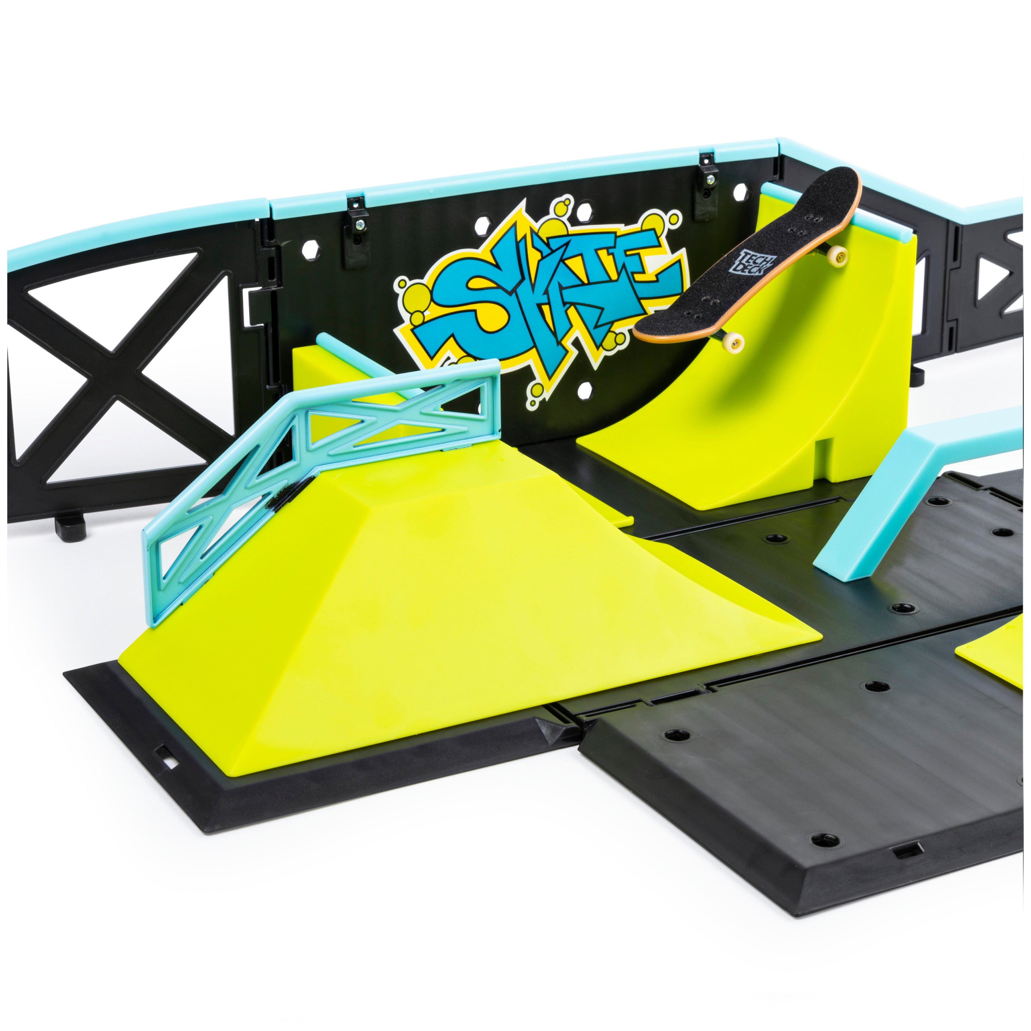 Tech Deck， Transforming SK8 Container Fingerboard Modular Skate Park