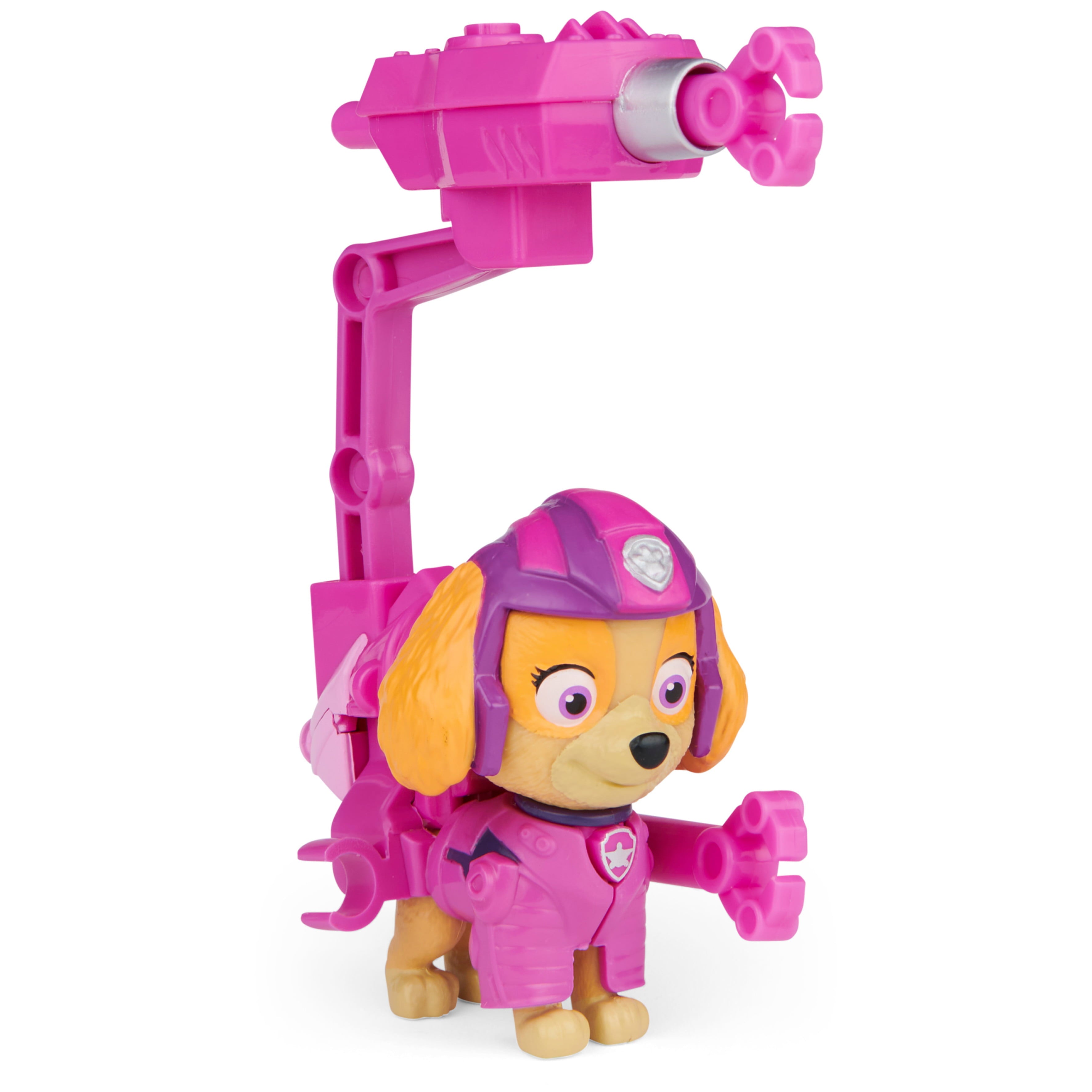 PAW Patrol， Skye Action Figure with Clip-on Backpack and Projectiles