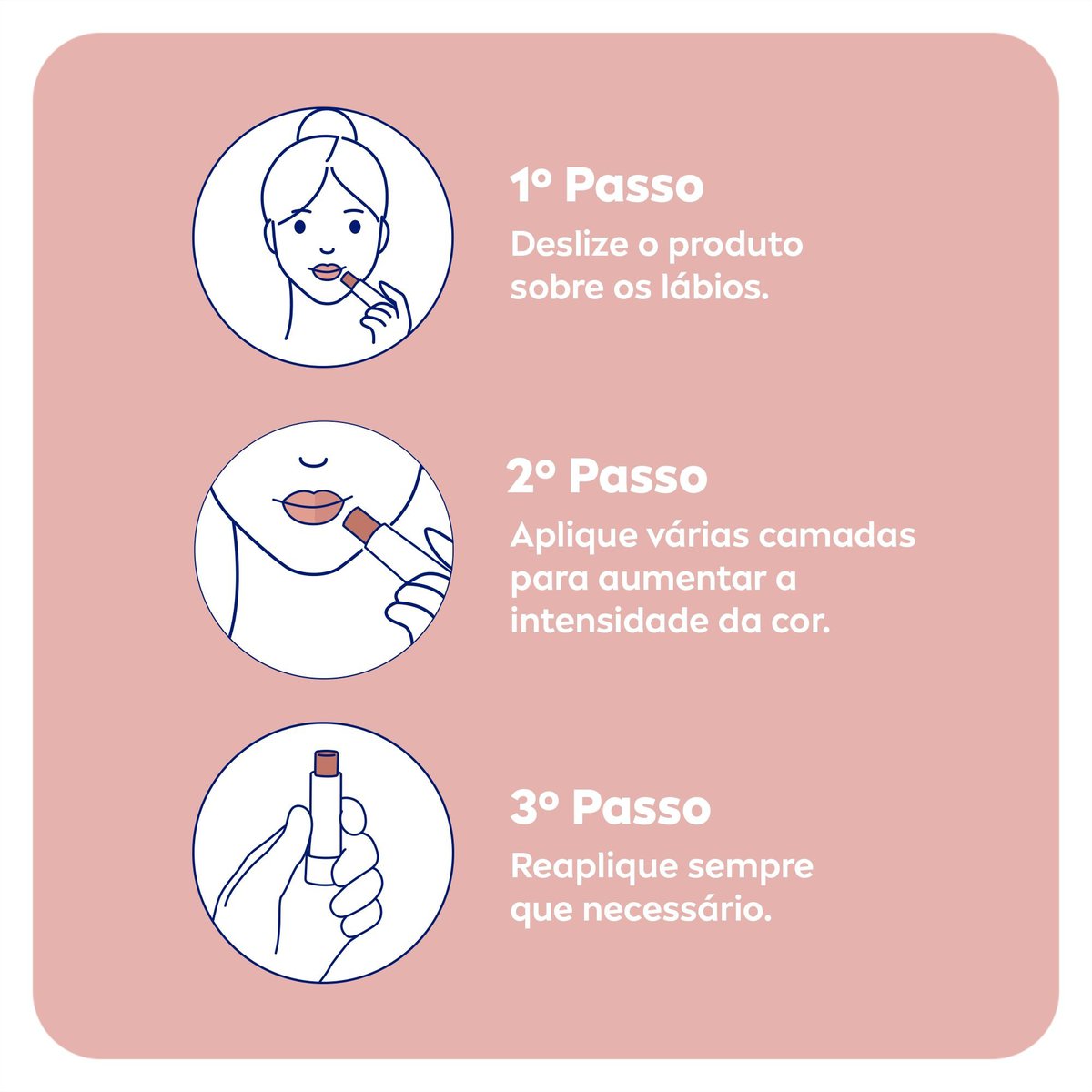 Hidratante Labial Hidra Color 2 em 1 Nude NIVEA 4,8g