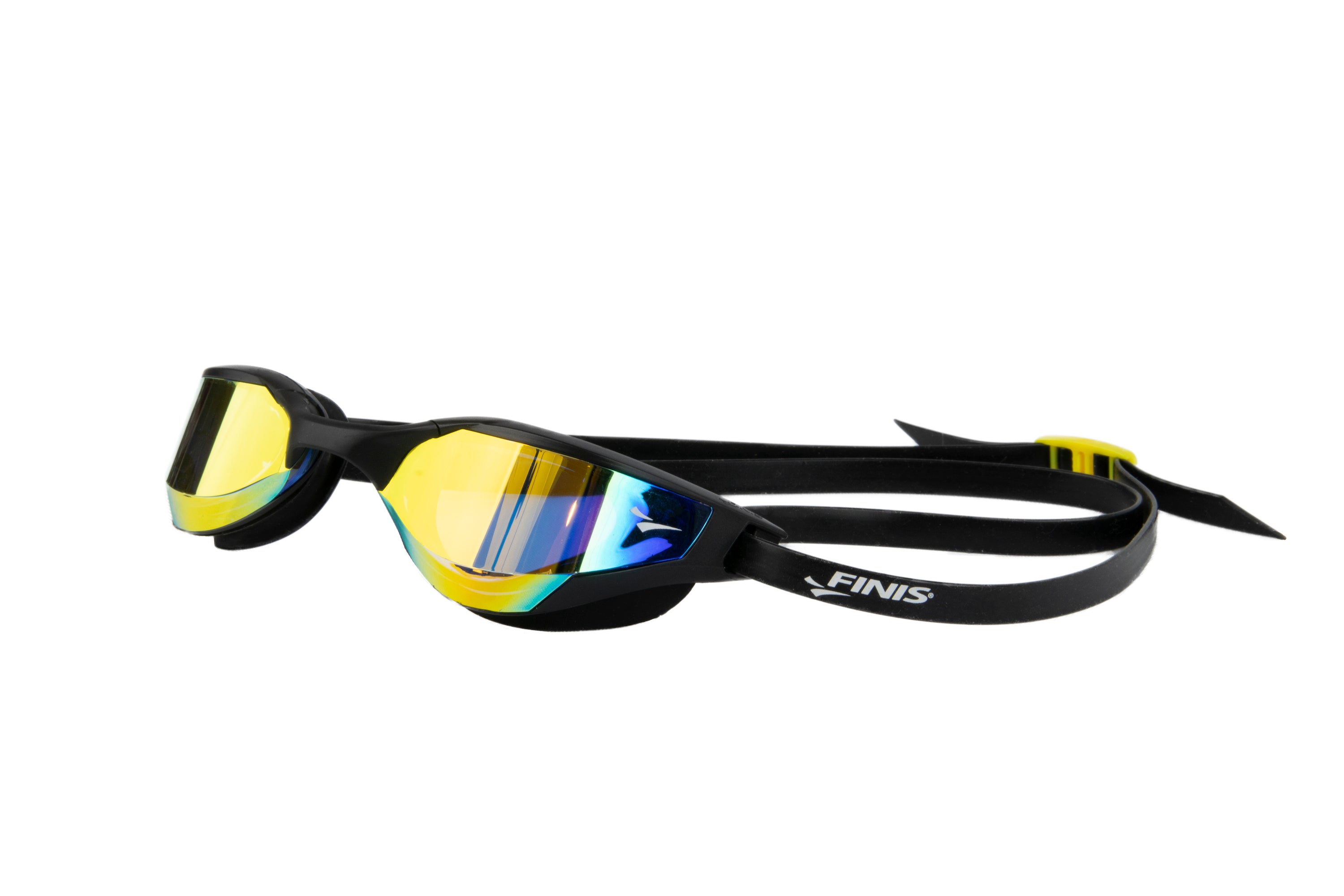 FINIS Hayden Black and Orange Swimming Sport Goggles