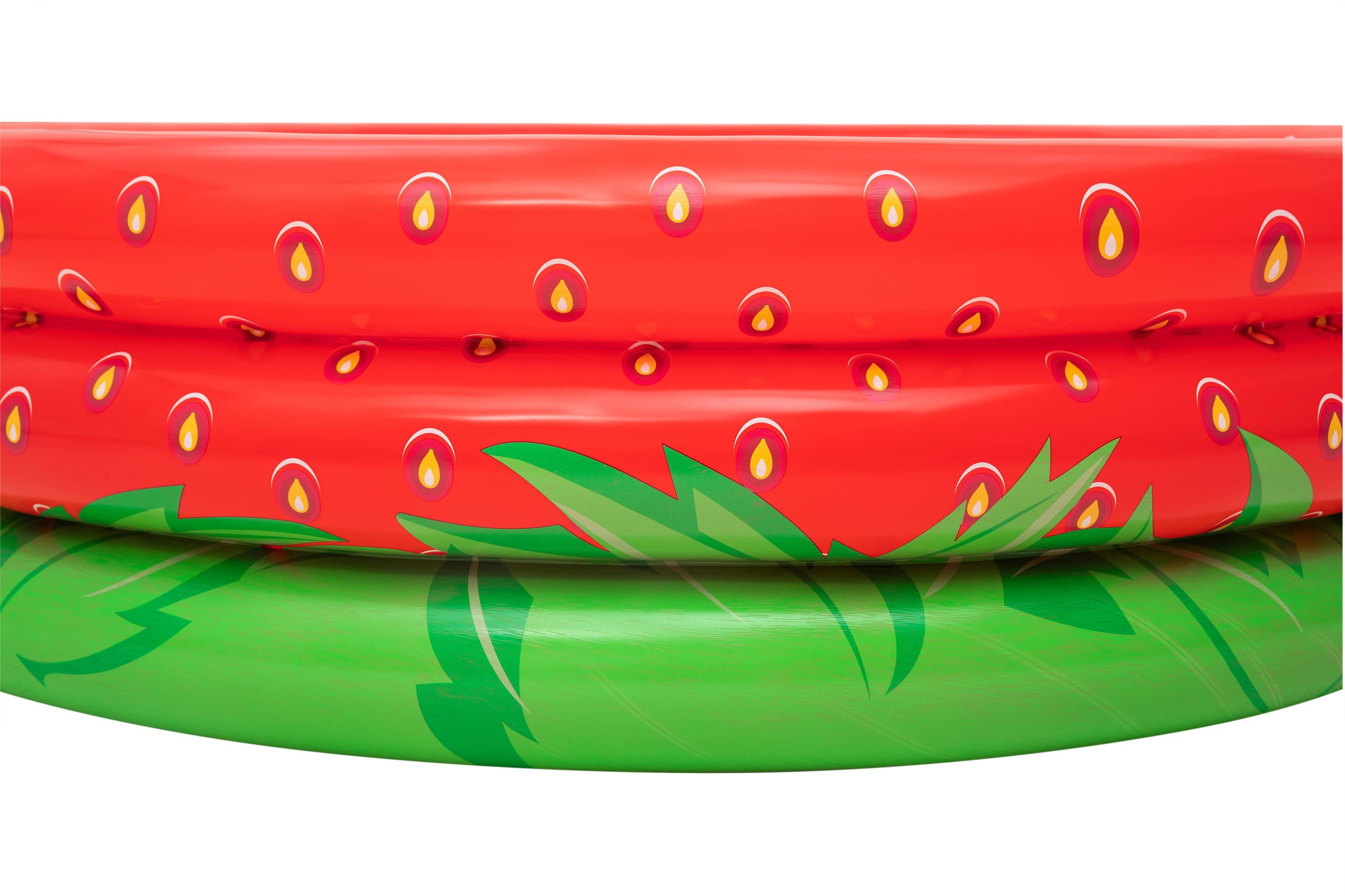 H2OGO! Sweet Strawberry Round Above-Ground Inflatable Play Pool