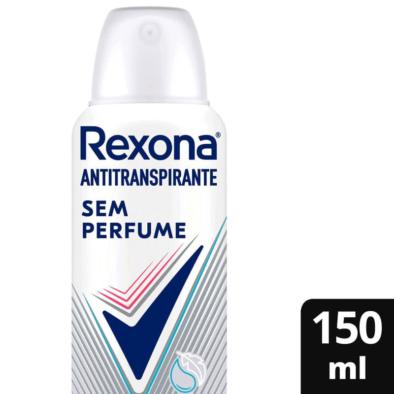 Antitranspirante Aerosol Rexona Sem Perfume 150ml
