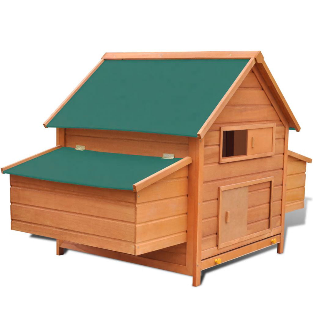 Festnight Chicken Coop Wood 61.2