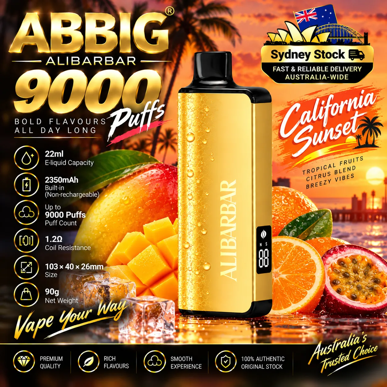🎉Alibarbar ABBIG 9000  ( Sydney Stock 🚚 )
