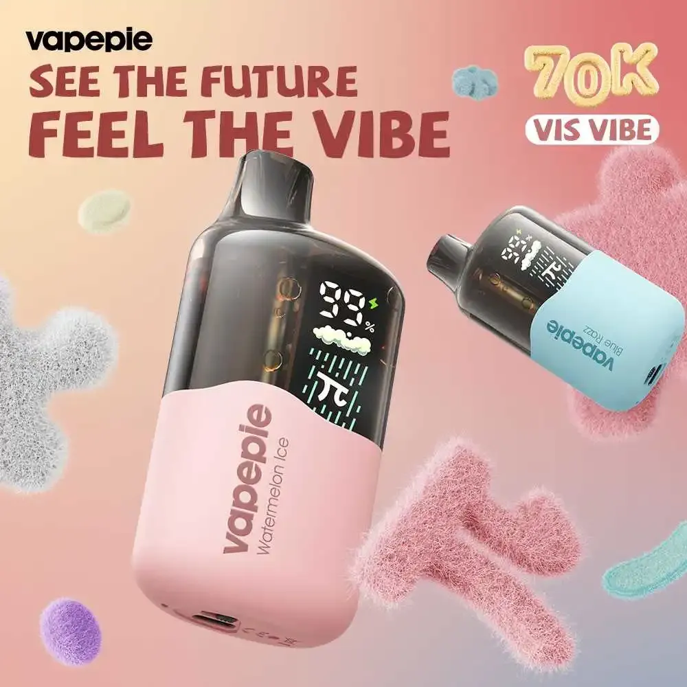 VAPEPIE VIS VIBE 70K Disposable Vape – Smart Display Edition with 70,000 Puffs|🚚🇦🇺 Sydney Stock