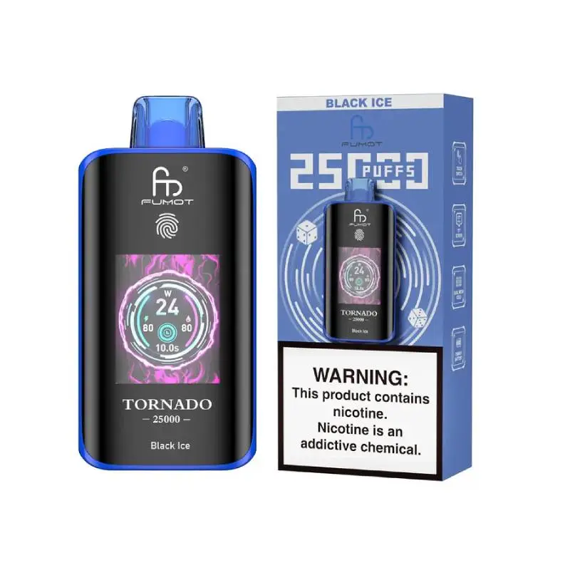 🧊 Fumot Tornado 25K – Einweg-Vape mit Dual-Mesh-Coil & LED-Display 🍓🥭🍏