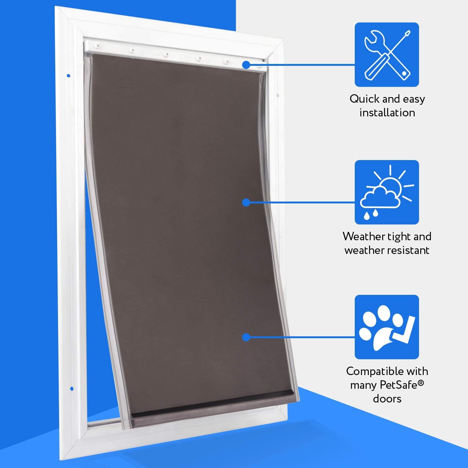 Evergreen Pet Supplies XL Replacement Dog and Cat Door Flap