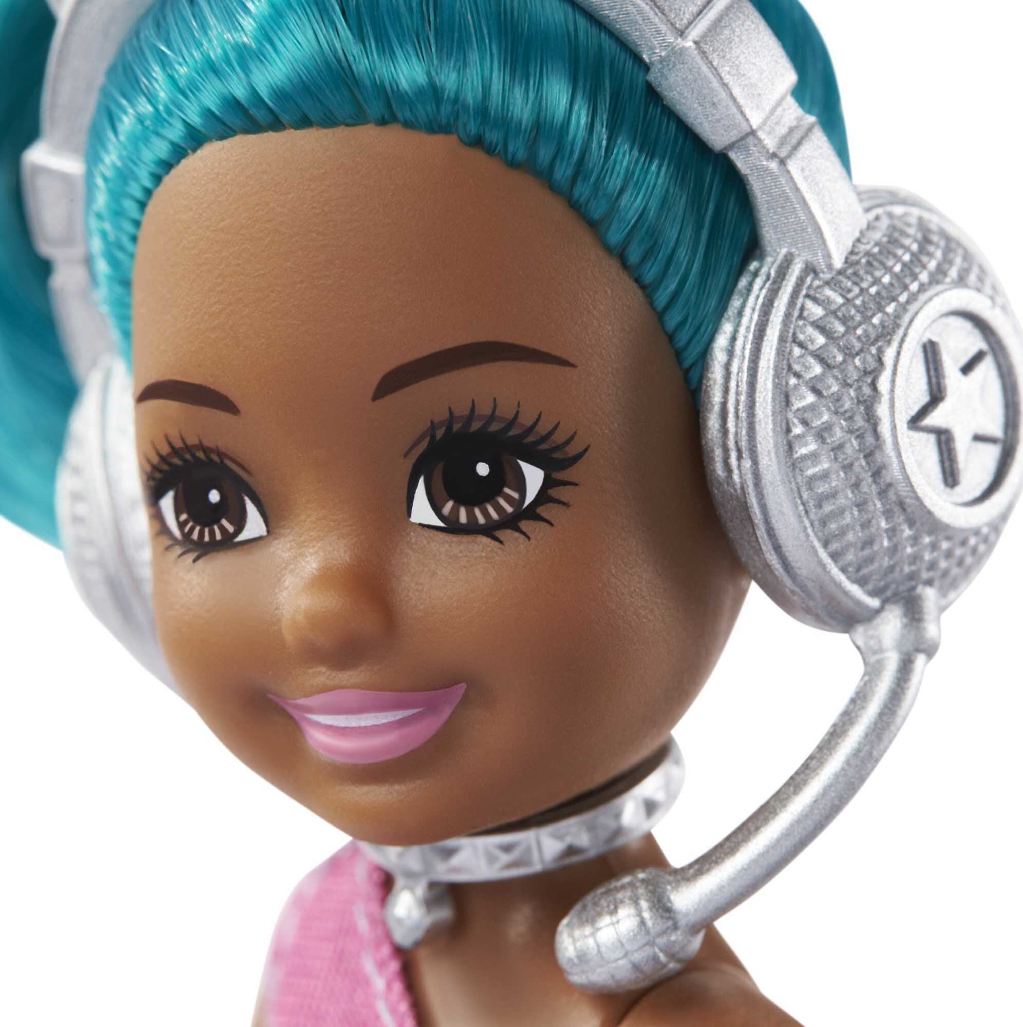 Barbie Chelsea Can Be Doll, Playset with Blue Haired Rockstar Small Doll, Guitar & Music Accessories