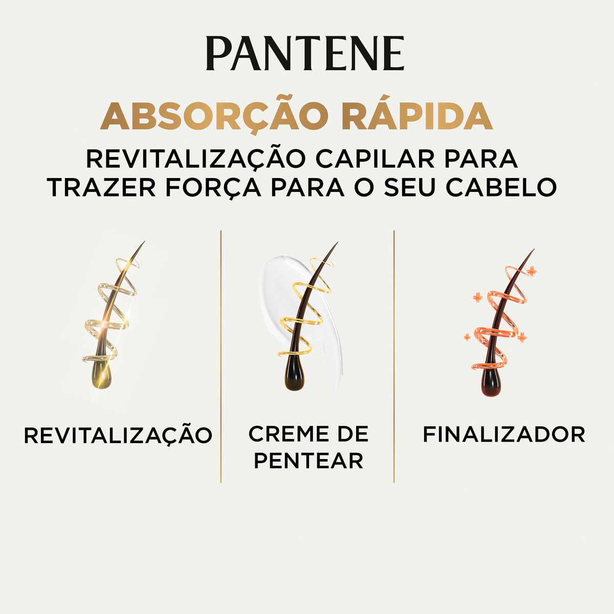Mascara Pantene Pro-Vitaminas 3 em 1 Manutencao 550ml