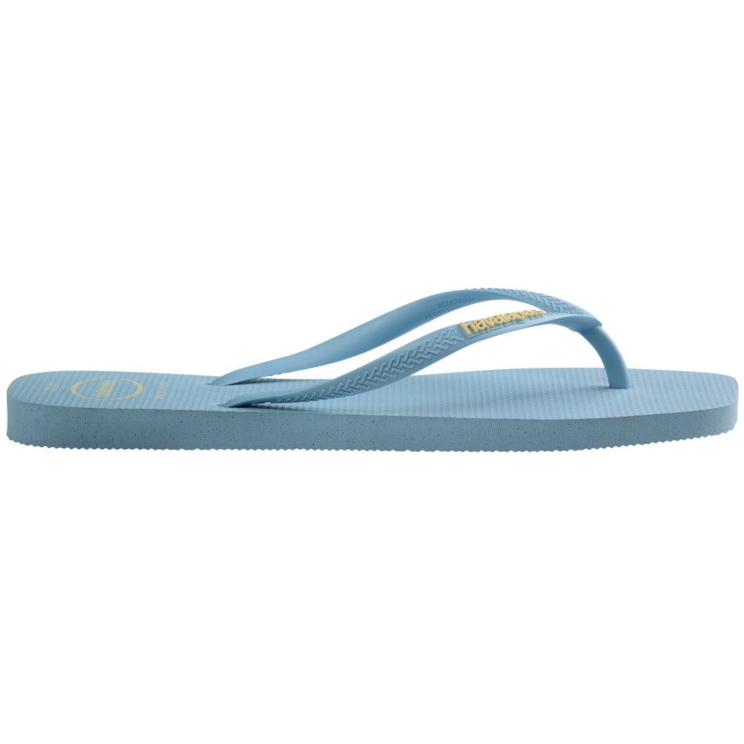 Chinelo Havaianas Slim Square Logo Pop Up