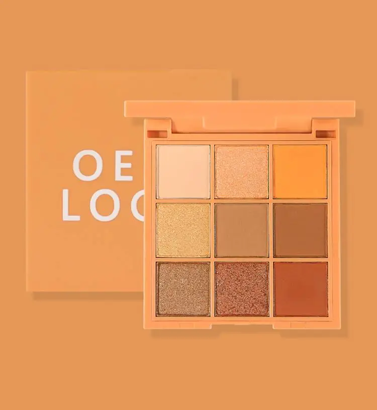 Custom Macaron Colors Pressed Pigment Eeyeshadow Palette