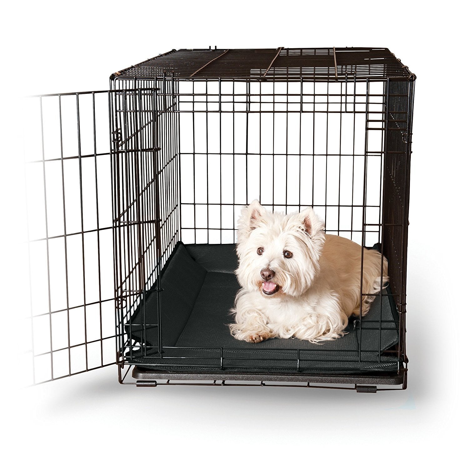 KandH Pet Products Odor-Control Crate Pad， Grey， 14