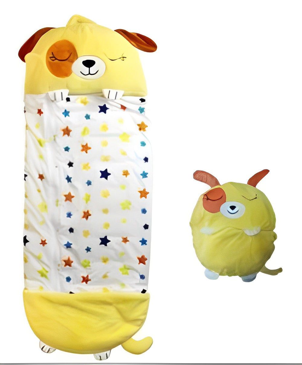 Children lazy warm sleeping bag sleepwear pillow