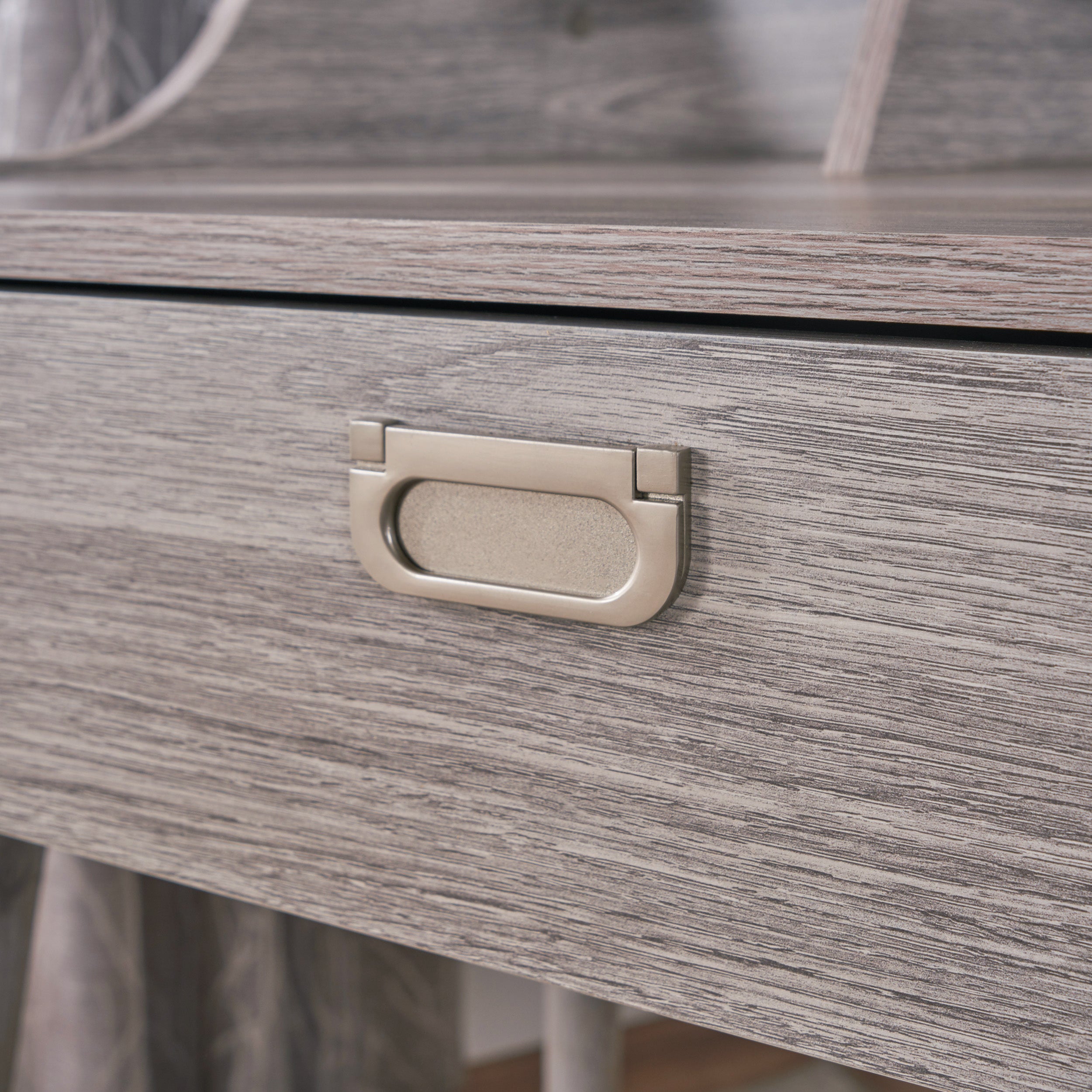 Ely Mid Century Modern Office Desk And Bookcase Set