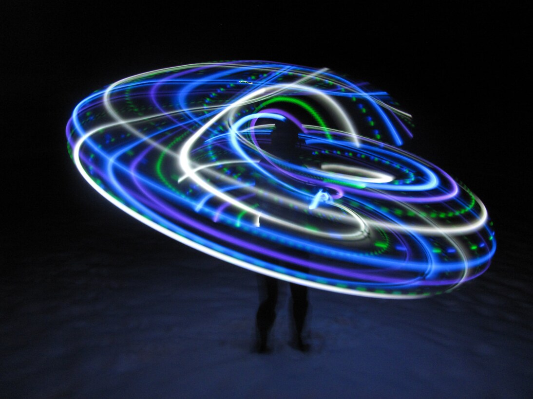 Eyes of the World LED Hoop