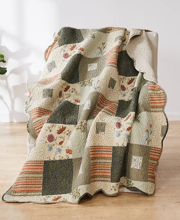 Greenland Home Fashions Sedona Quilted Throw， 50