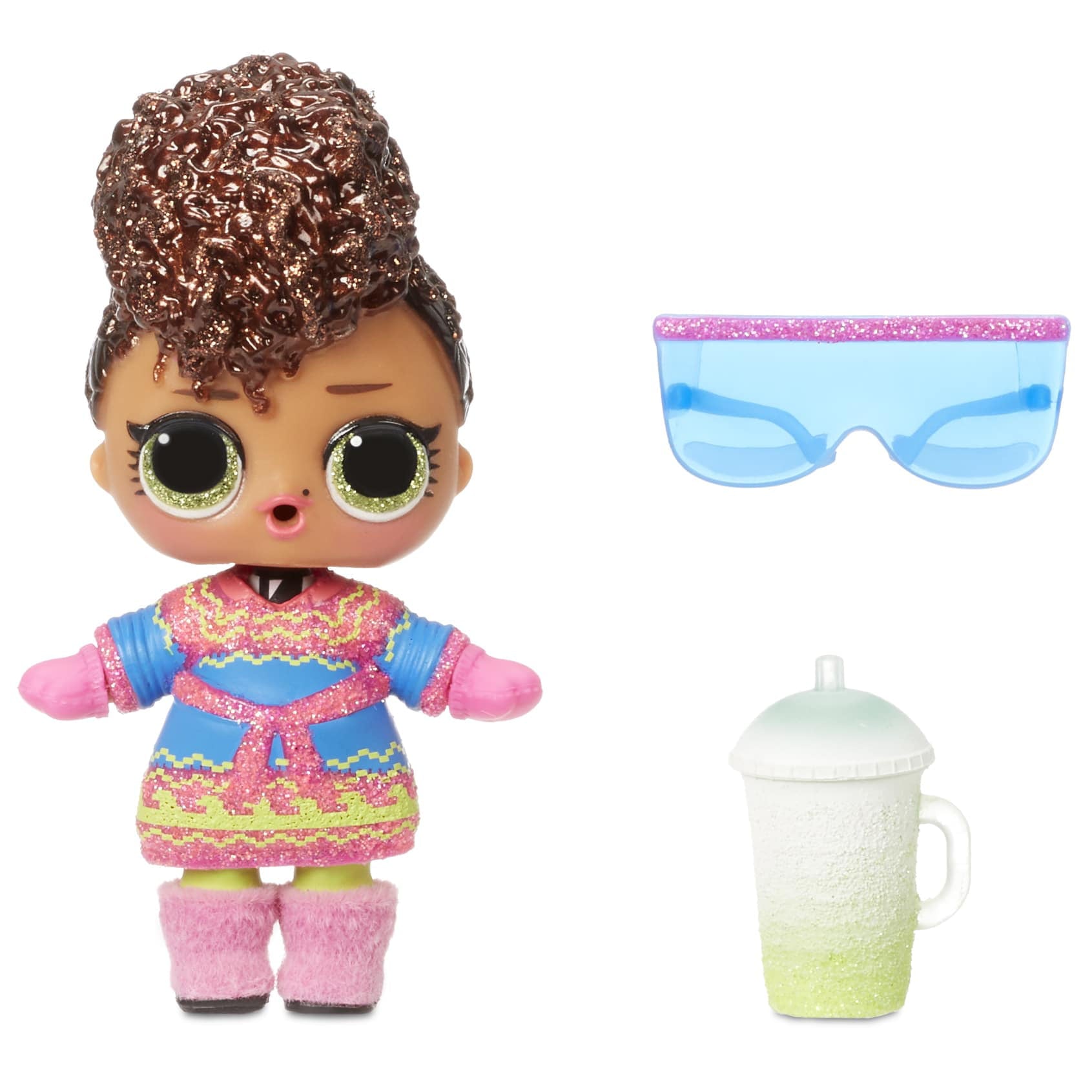 LOL Surprise Winter Chill Dolls With 8 Surprises Including Collectible Doll, Fashions, Doll Accessories, Holiday Ornament Reusable Packaging – Great Gift for Girls Ages 4+