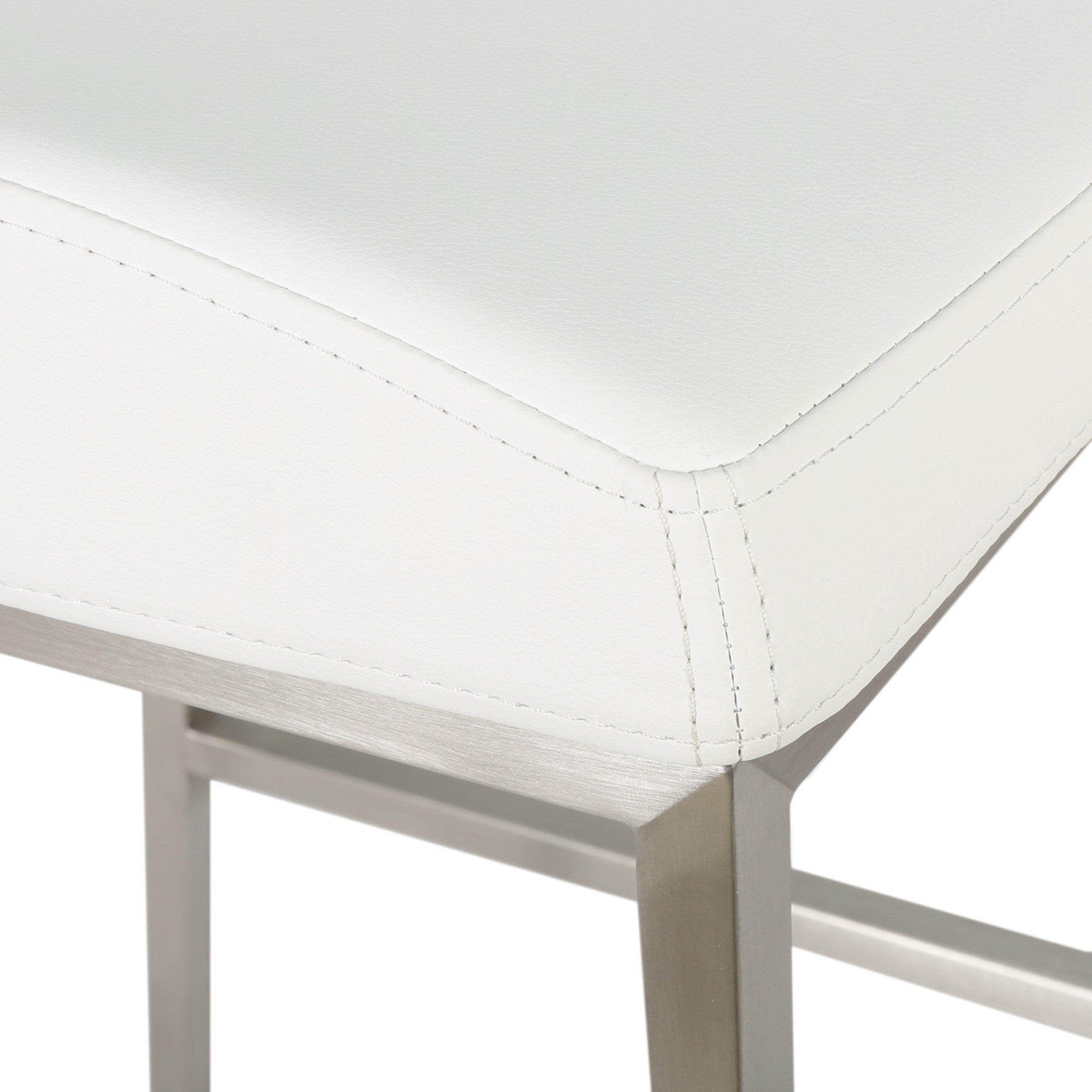 October 30-Inch Bonded Leather Barstool (Set of 2)