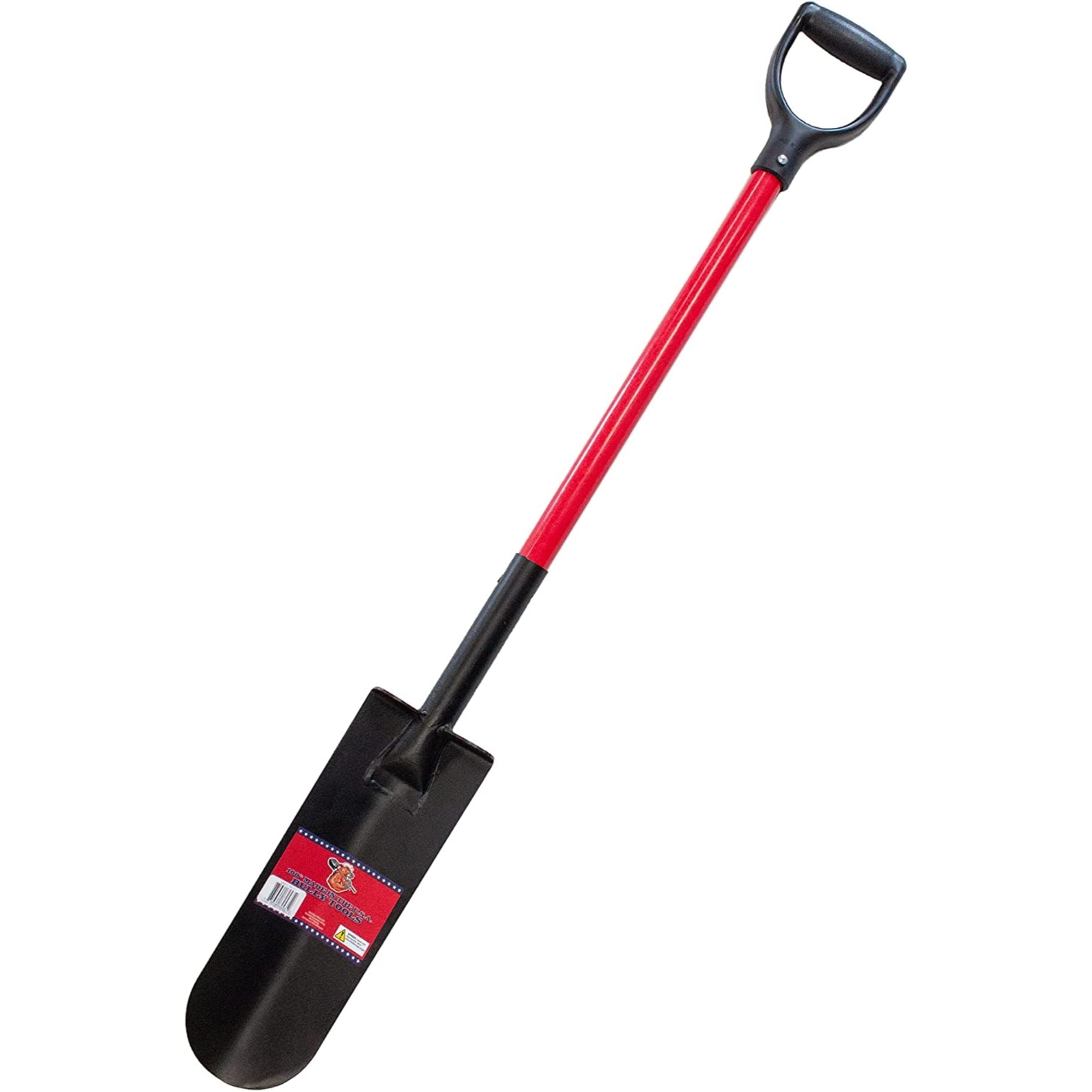 Bully Tools 12-Gauge 14-Inch Drain Spade with Fiberglass D-Grip Handle