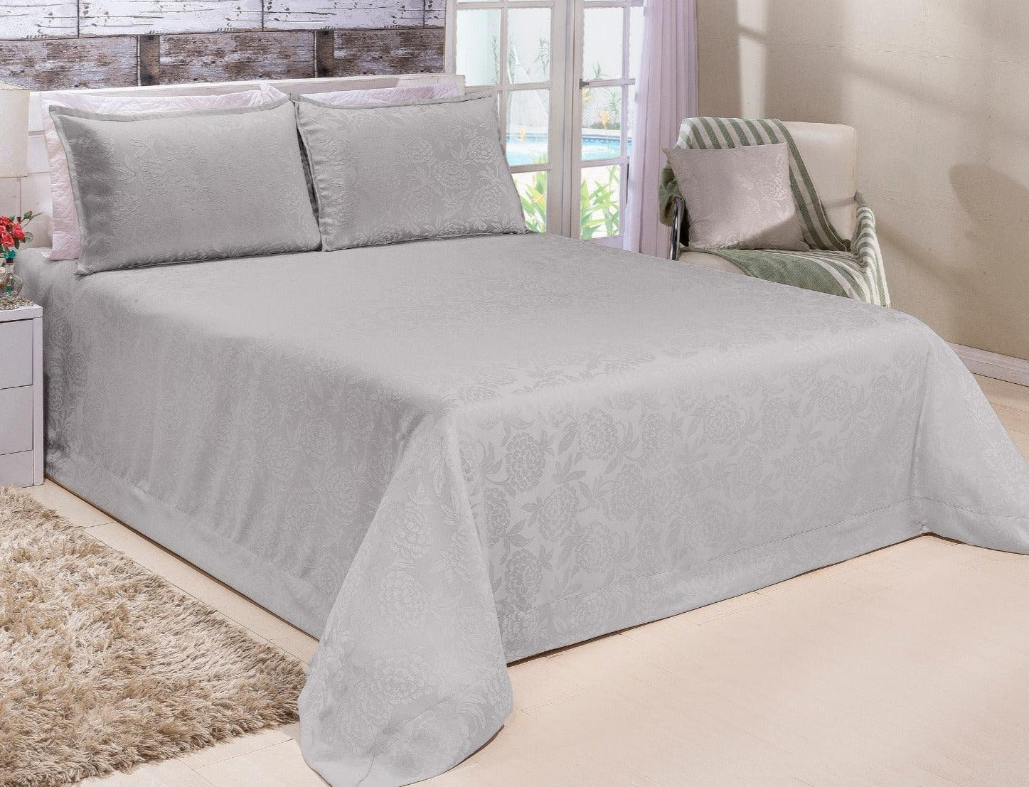 Jogo de Cobre Leito + Fronhas Royal Dreams™ / Desvende a Magia do Tecido Jacquard e Envolva-se na Sofisticação de Padrões Elevados!