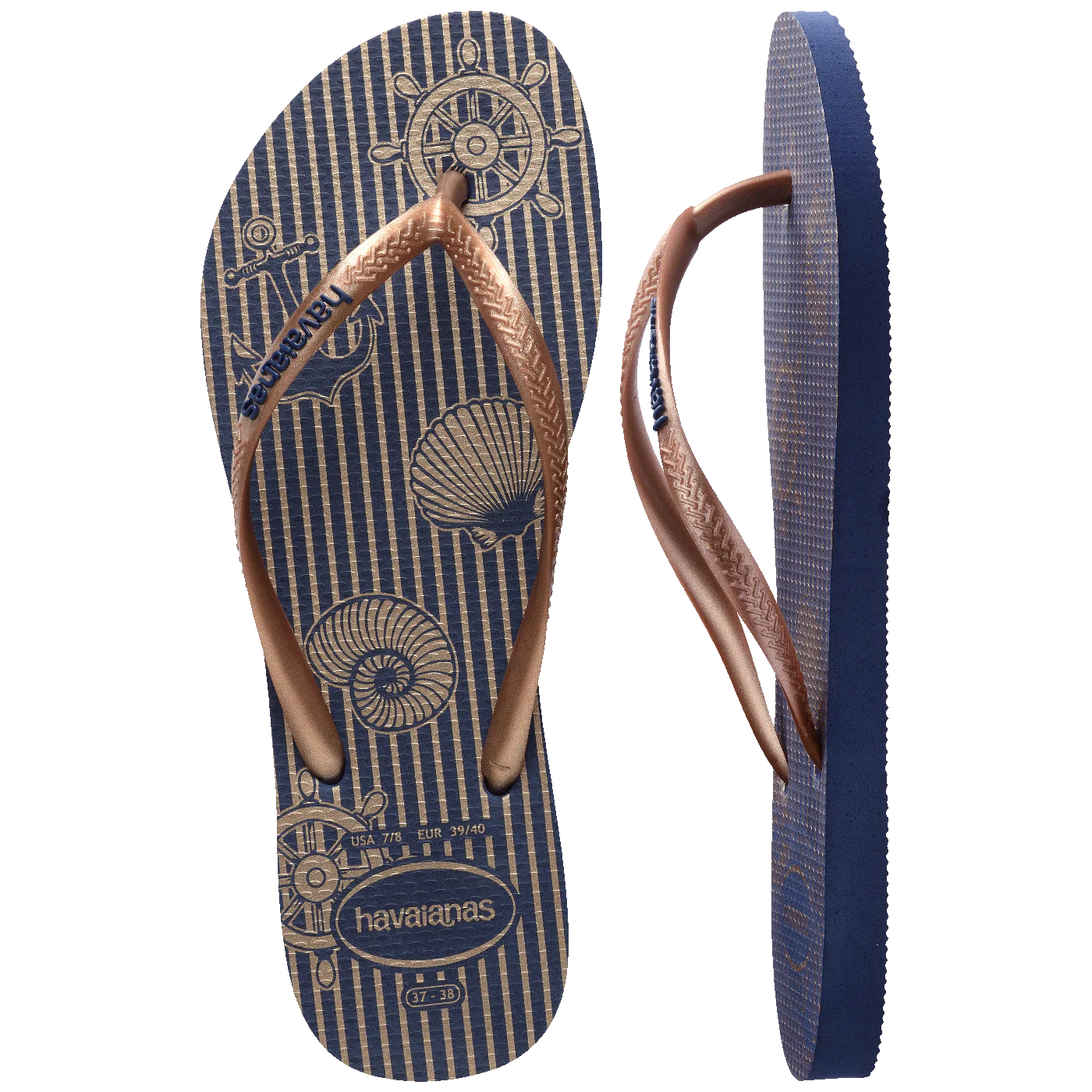 Chinelo Havaianas Slim Nautical