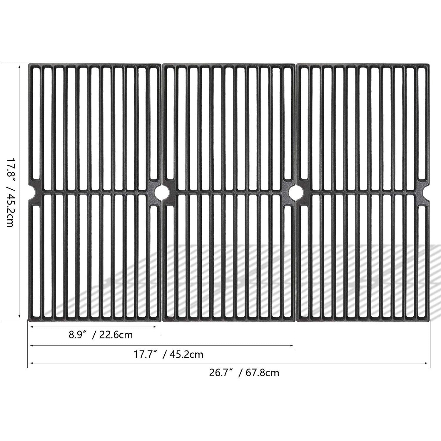 Cooking Grid Grates Kit for Charmglow 4 Burner 810-8410-C, 810-8410-F, 810-2300-B, 6320, 810-6320-0, 583591, 810-6320-B Gas Grills