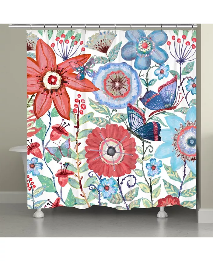 Laural Home Secret Boho Garden Shower Curtain