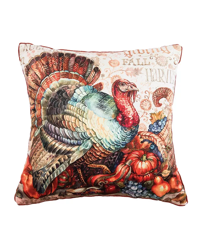CandF Home Traditional Turkey HD Pillow， 18
