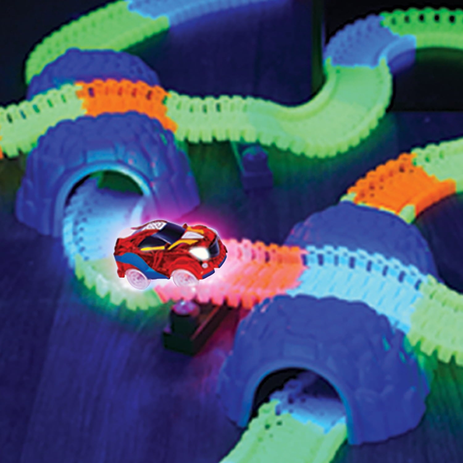 Magic Tracks Radio Control Toy Vehicles - 10 Foot Track - One Car