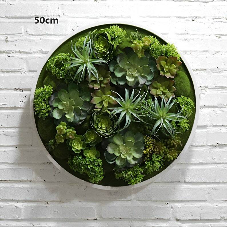 Artificial Plant Succulent Wall Art | Plant Wall | Wall Decoration | H