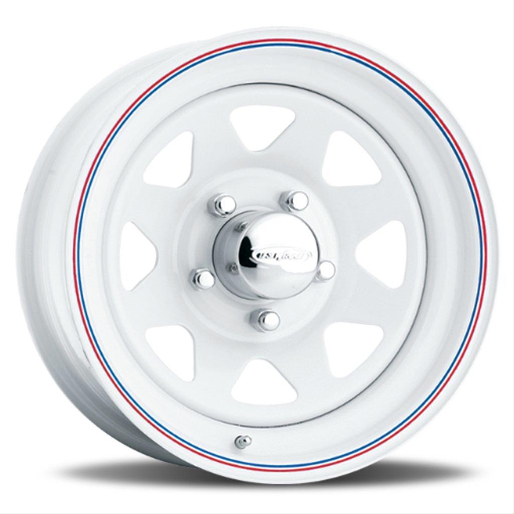U.S. Wheel 70-5780 U.S. Wheel 70 Series White 8-Spoke Wheels