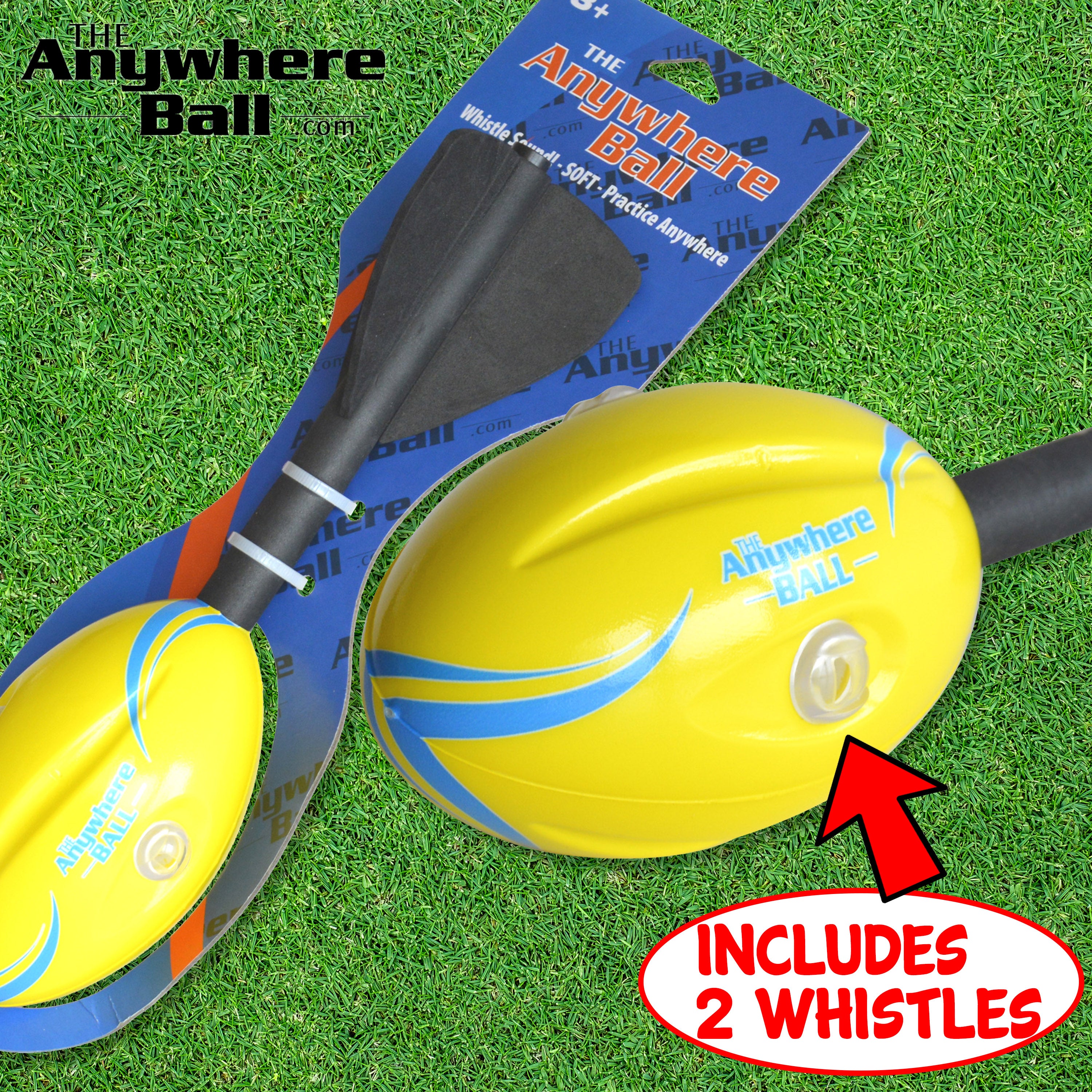 Thin Air Brands Whistle Football - Makes Whistling Sound When Thrown - Made of Durable Foam Materials - for Boys and Girls Ages 3+