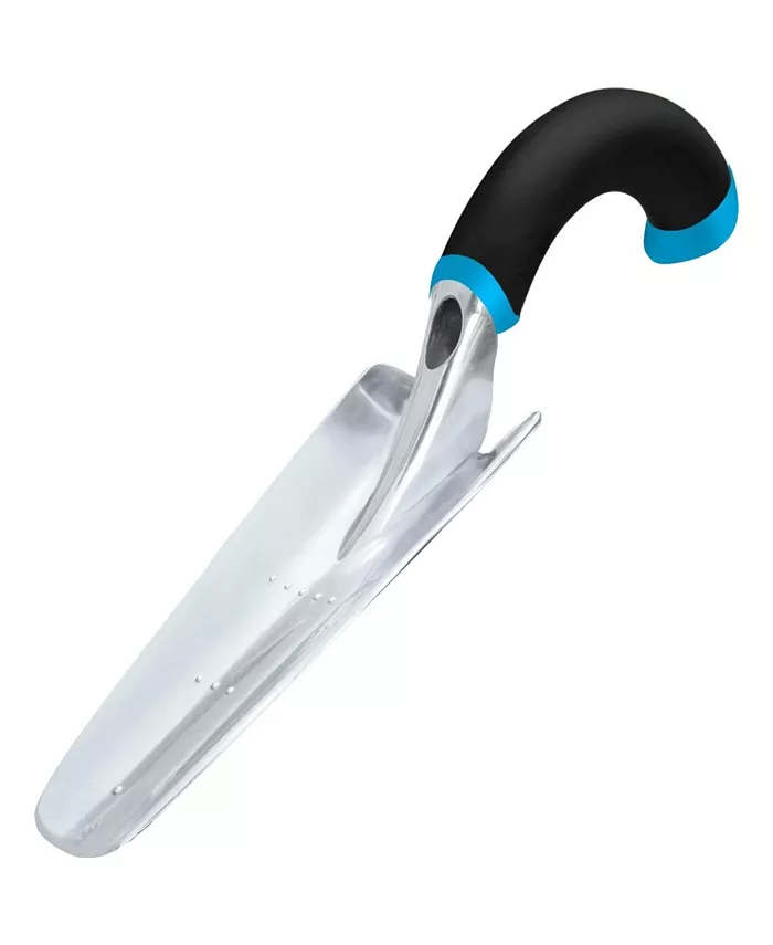 Radius Garden Ergonomic Aluminum Gardening Hand Transplanter， Blue