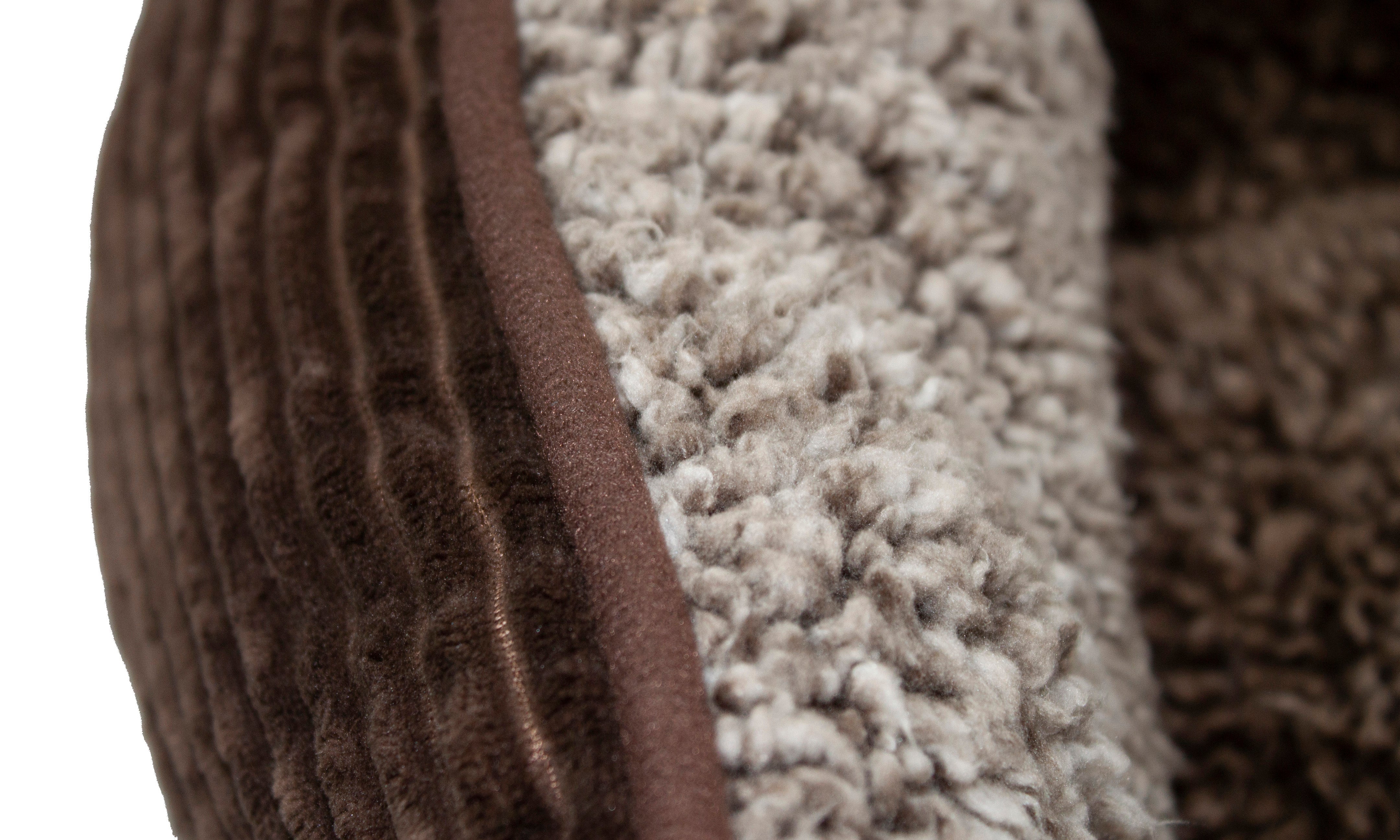 Precious Tails Super Plush Corduroy Sherpa Cuddler Pet Bolster