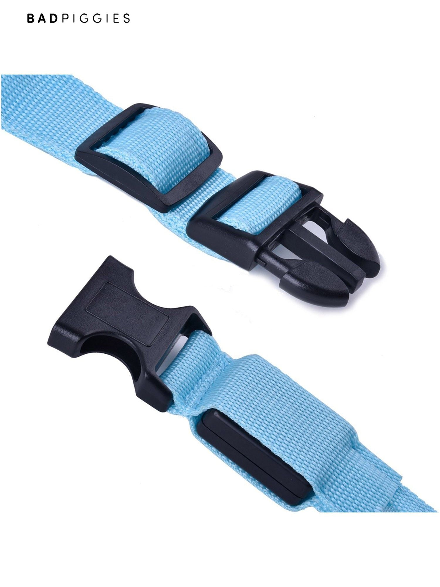 BadPiggies LED Dog Collar Pet Collar Rechargeable USB Reflective Adjustable Safety Flashing Luminous Leashes Light Up Night For Small Medium Large Dogs