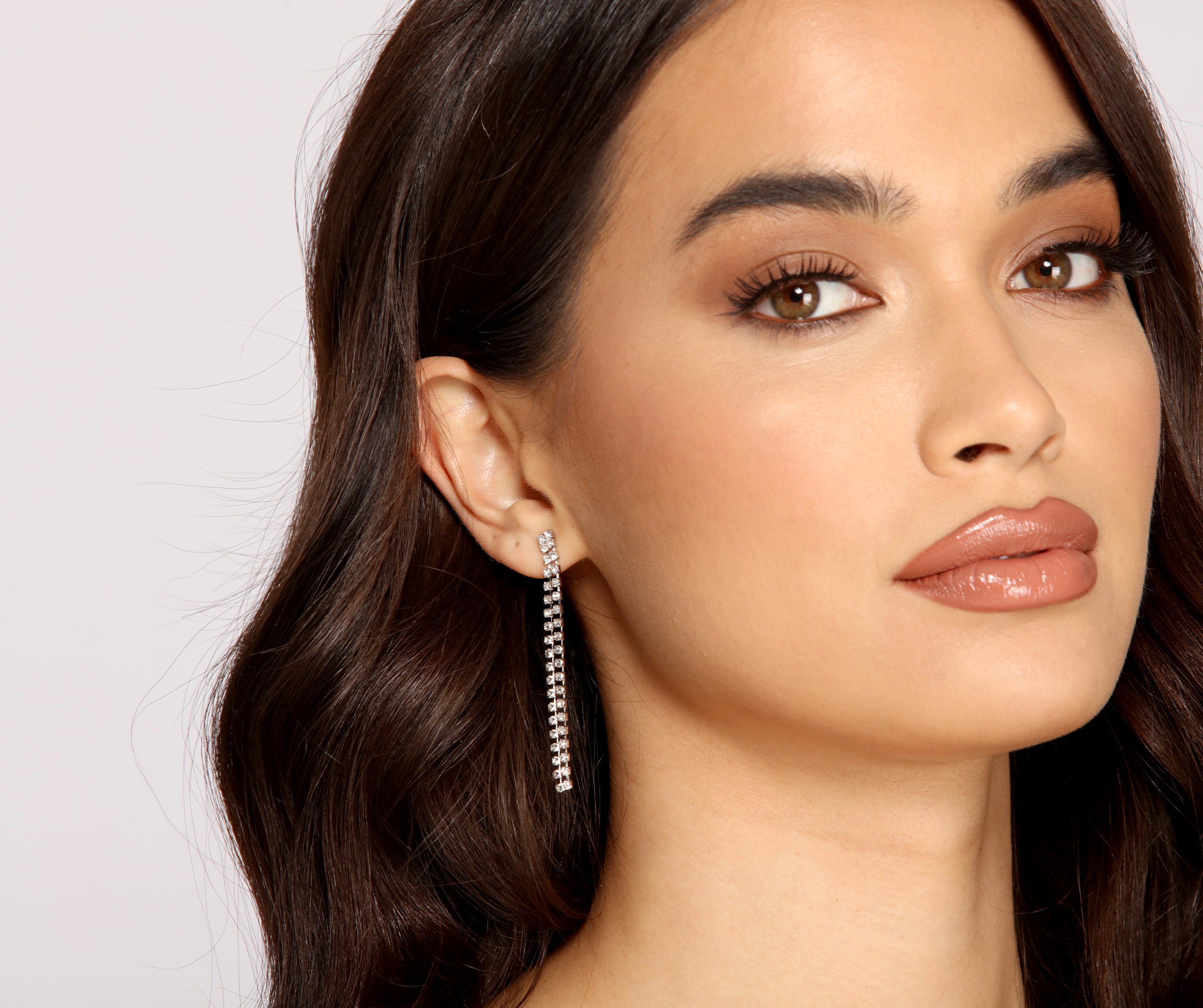 Three Pack Rhinestone Duster Earrings