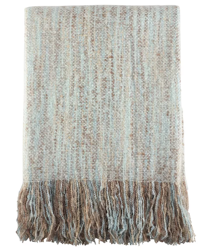 Saro Lifestyle Faux Mohair Throw， 50