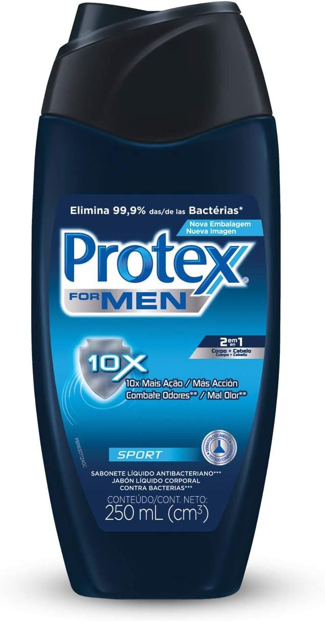Sabonete Liquido Corporal Protex For Men Sport 250ml