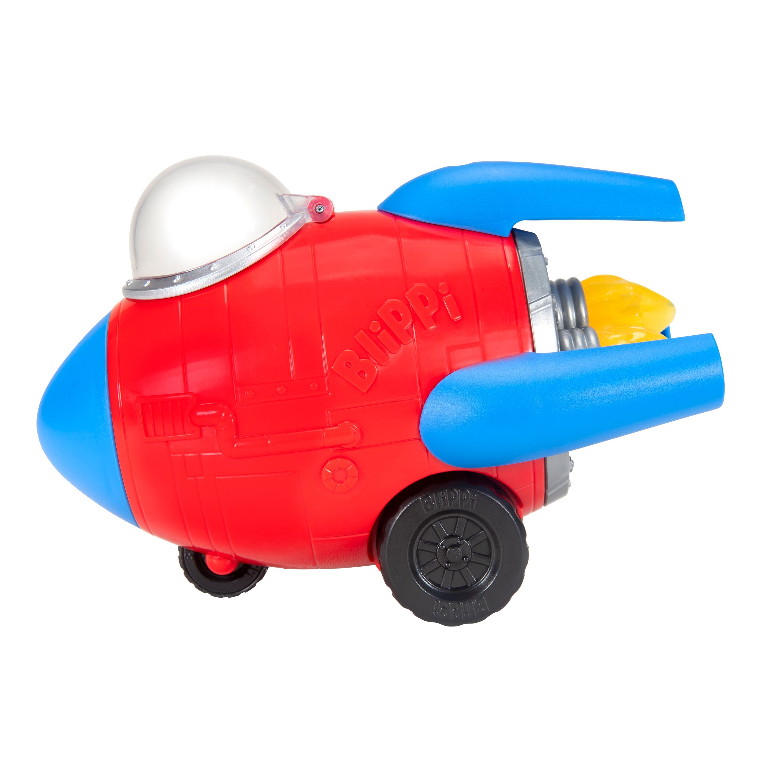 Blippi Feature Rocket Ship Vehicle， Preschool Kids Ages 2 and Up