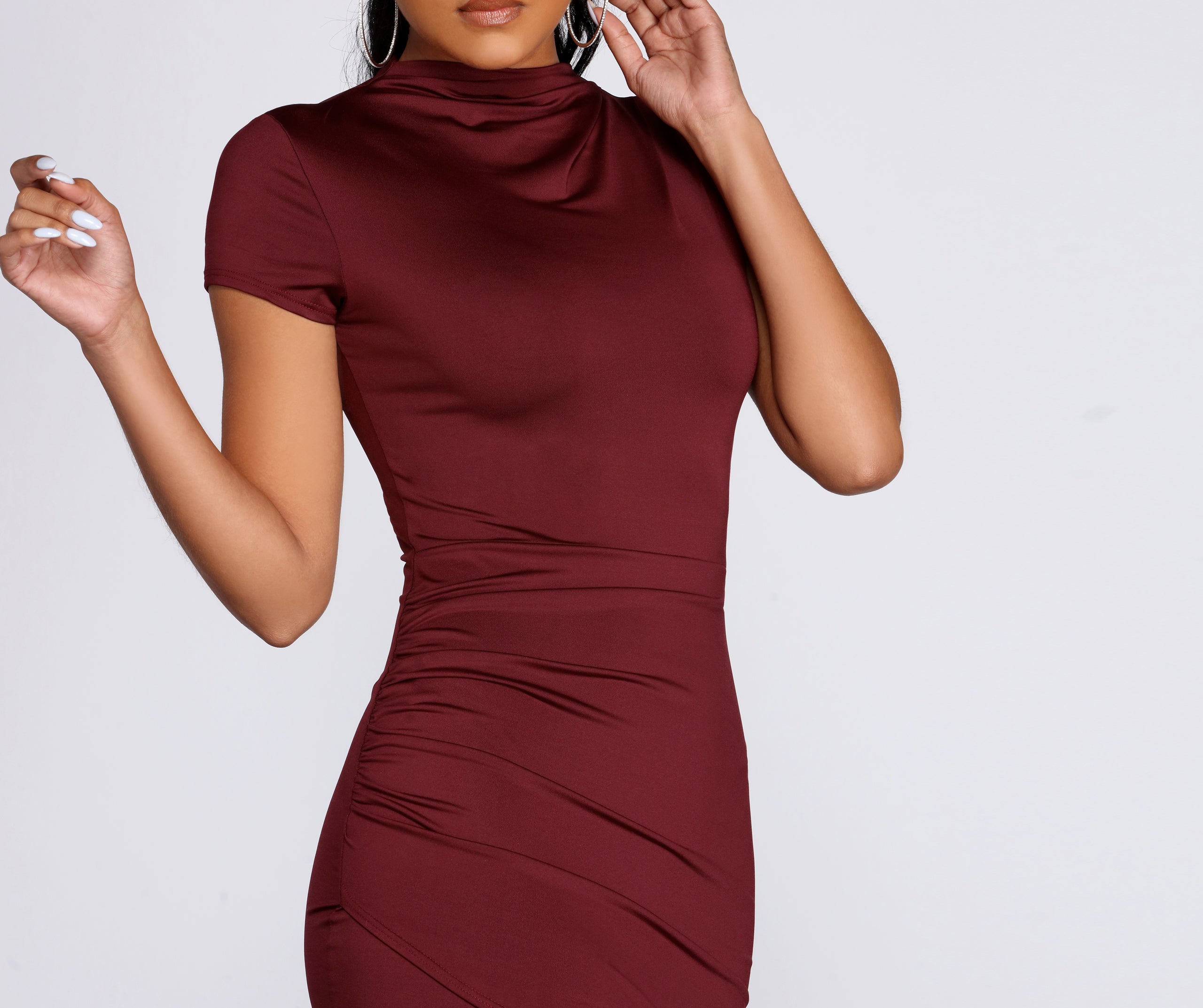 Wrapped In Basics Mini Dress