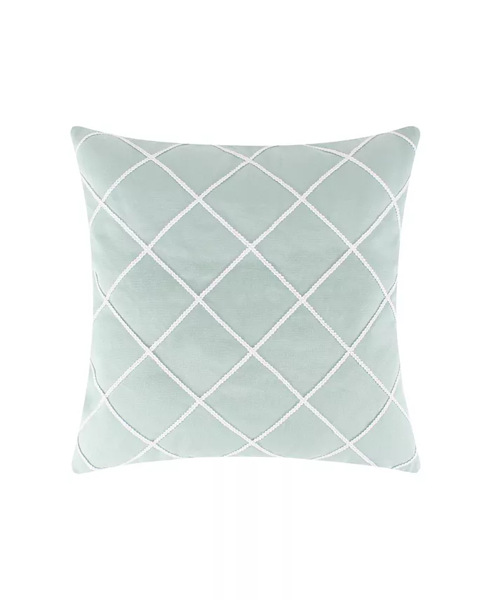 Levtex Home Verity Appliqued Decorative Pillow， 18