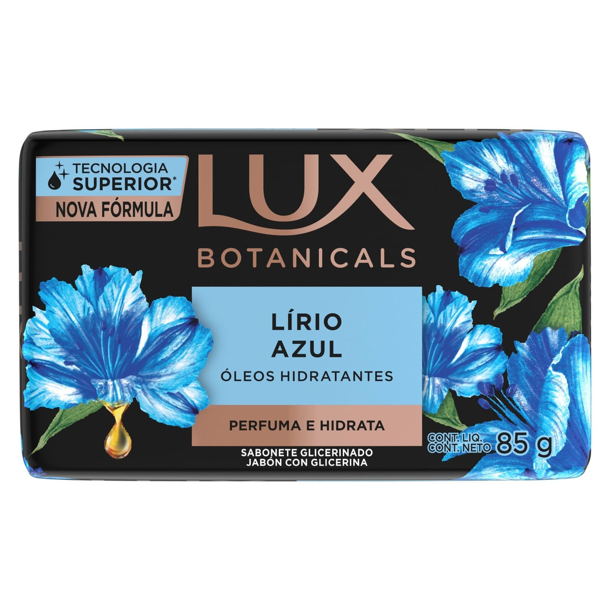 Sabonete em Barra Corporal Lux Botanicals Lirio Azul 85g