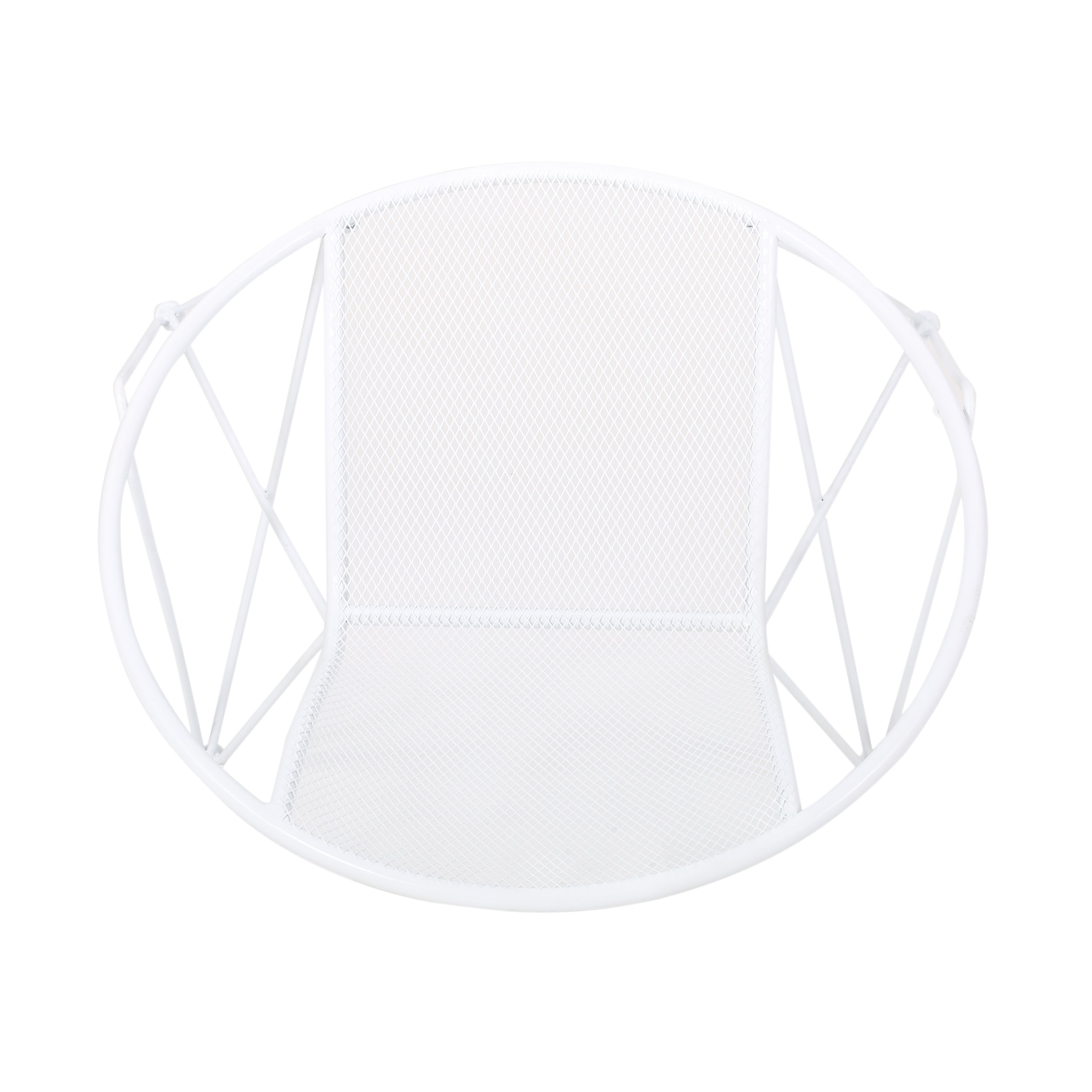 Graham Modern Outdoor Iron Club Chair (Set of 2)