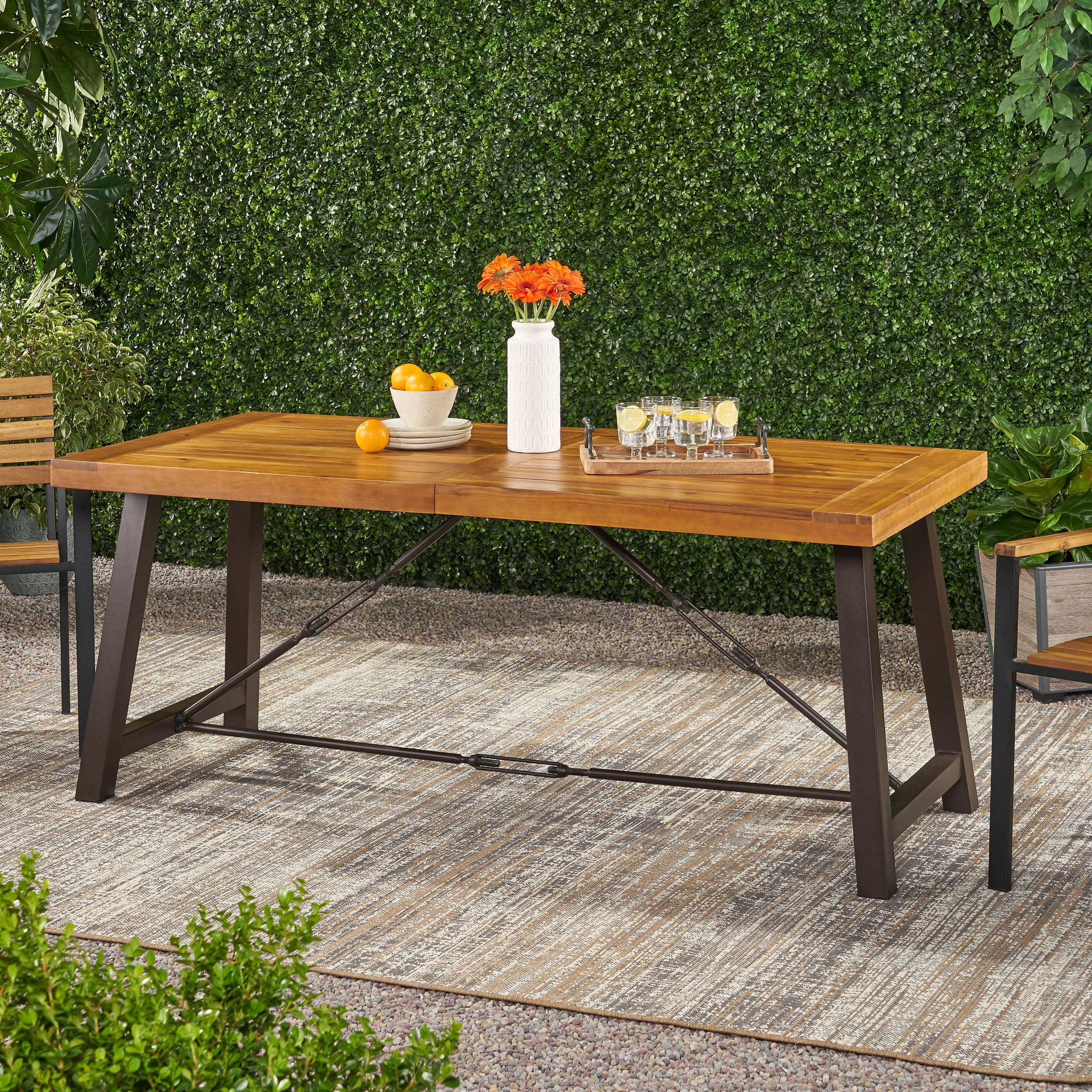 Rosario Modern Industrial Dining Table