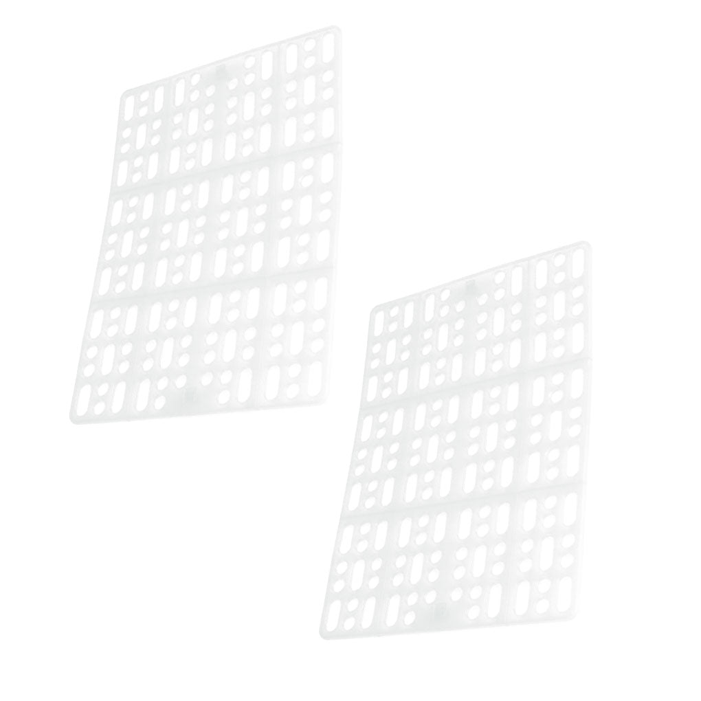 TureClos Anti-slip Pet Feet Mat Plastic Grids Pet Relax Pad Animal Cage Hole Cushion