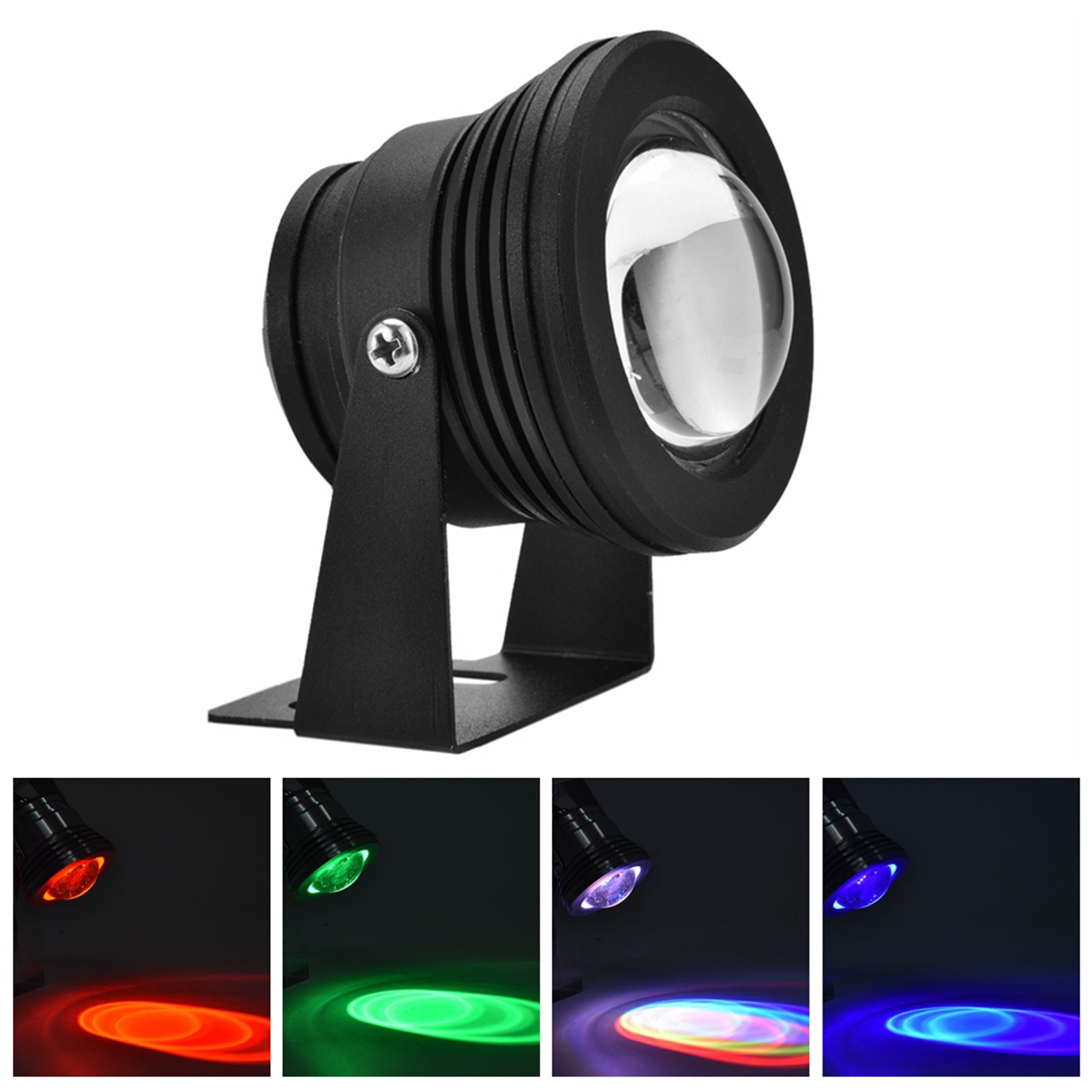 Aquarium LED ， IP-65 Waterproof 120°  Stand Underwater Light Waterproof Fish Tank Spot Lights， With Base 12V 10W For Fish Tank V