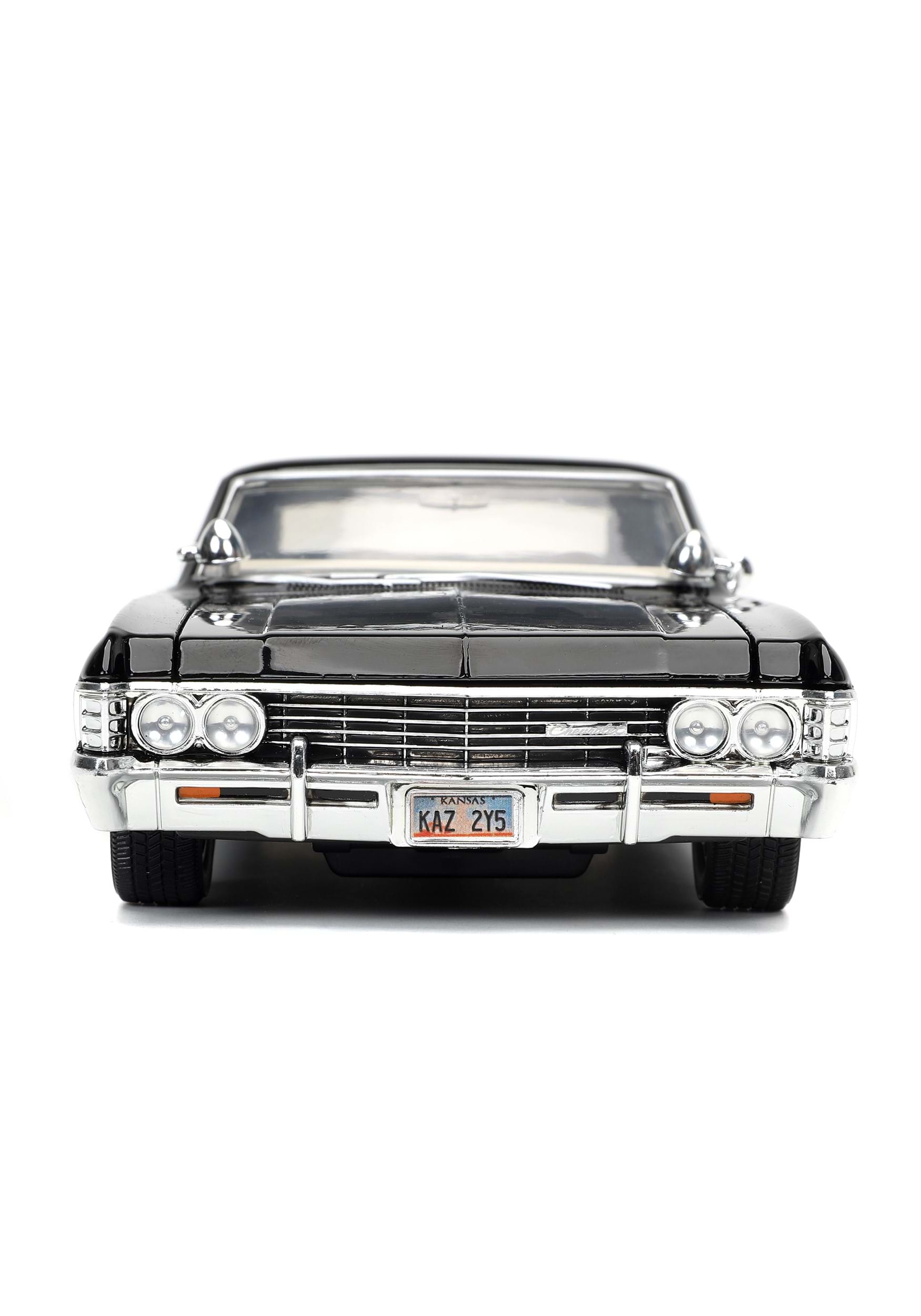 1:24 Hollywood Rides Chevy Impala With Supernatural Dean Winchester Figure