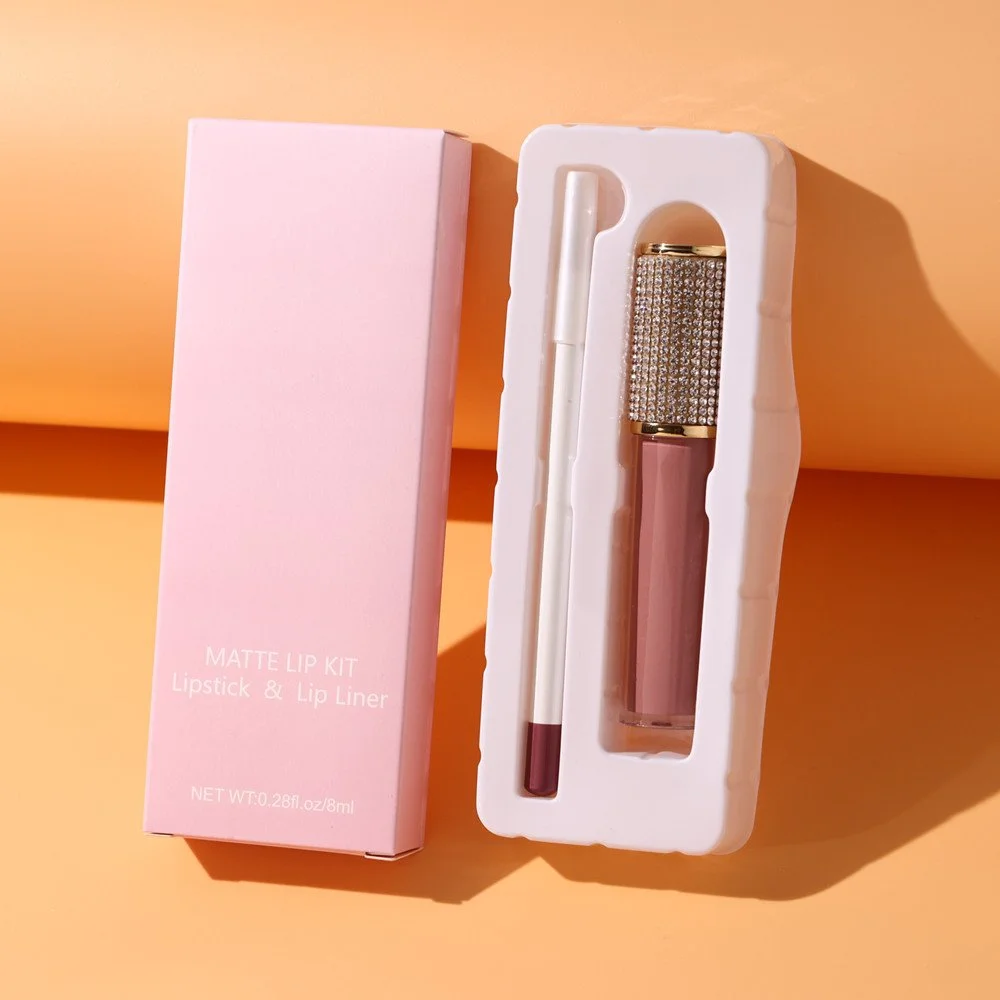 49 color Waterproof Long Lasting Matte Liquid Lipstick Lipliner Kit