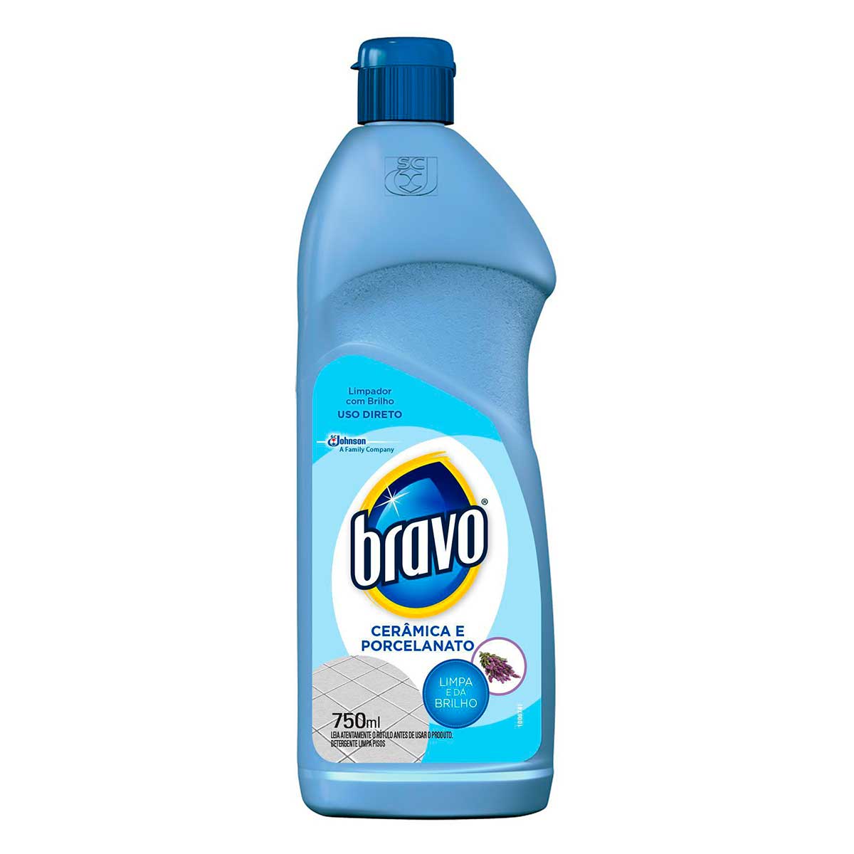Limpador Bravo Ceramica e Porcelanato Lavanda 750 ml